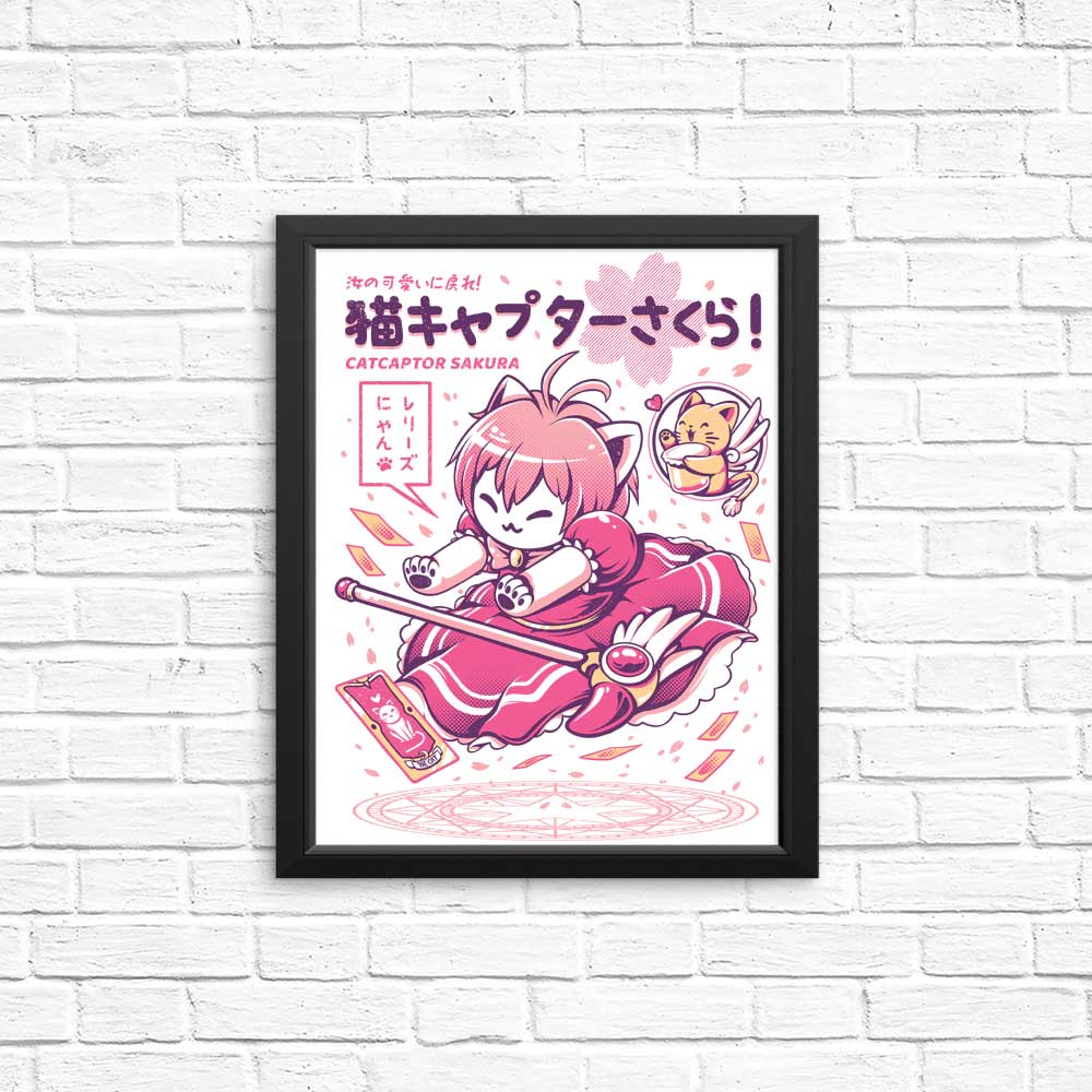 High - Quality Catcaptor Sakura Posters and Prints by Ilustrata