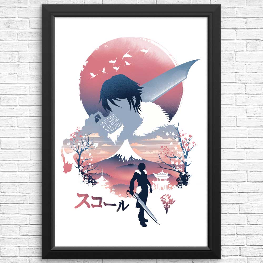 Stunning Squall Ukiyo-e Art Posters and Prints for Decor