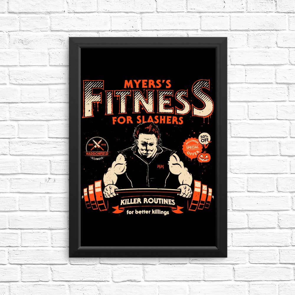 Myers Fitness Workout Posters and Prints for Fitness Enthusiasts
