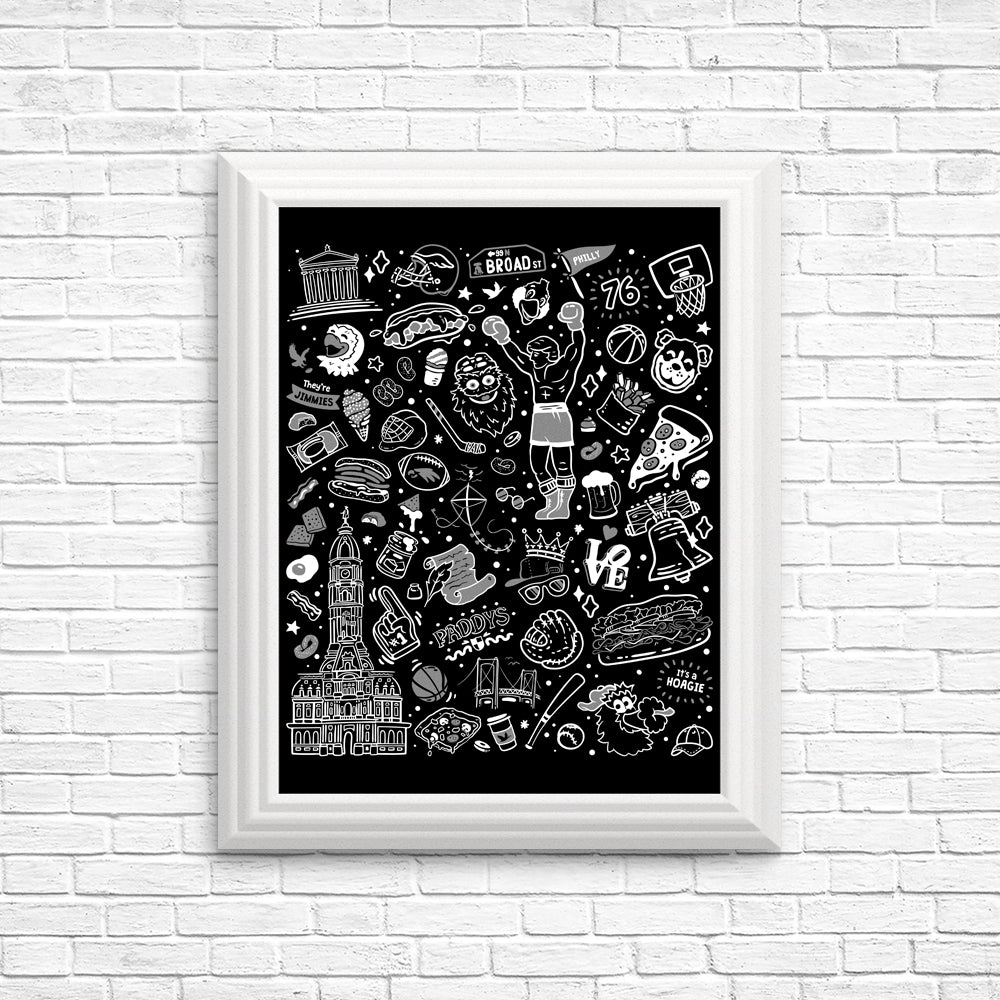 Black Philly Icons - High - Quality Posters and Prints