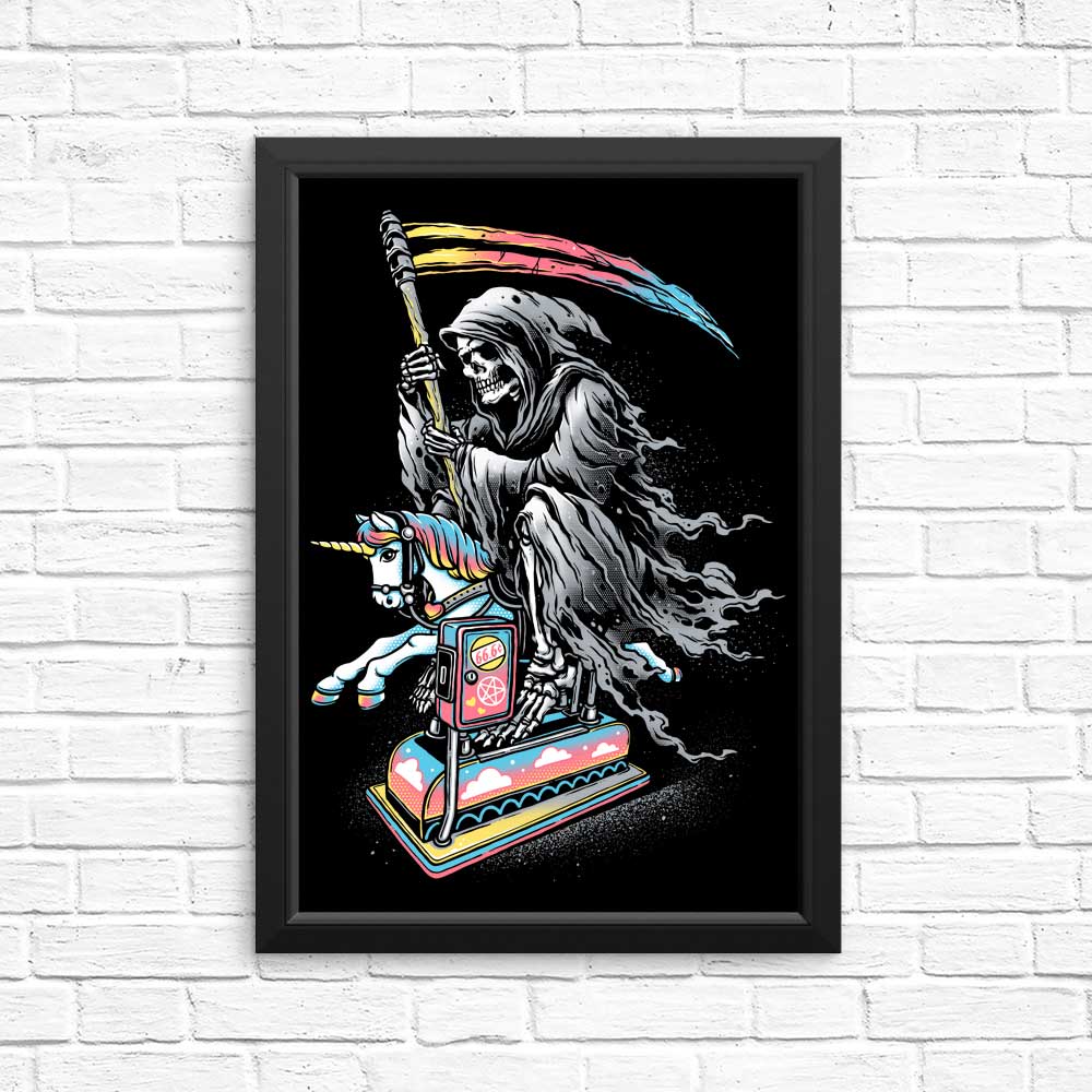 Artistic Posters and Prints for Decor - 'Death Enjoying Life' Series