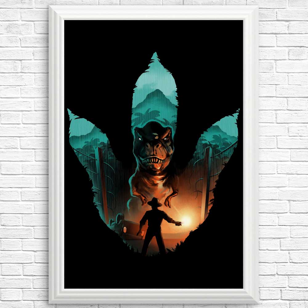 Jurassic Footprint - High - Quality Posters and Prints for Decor