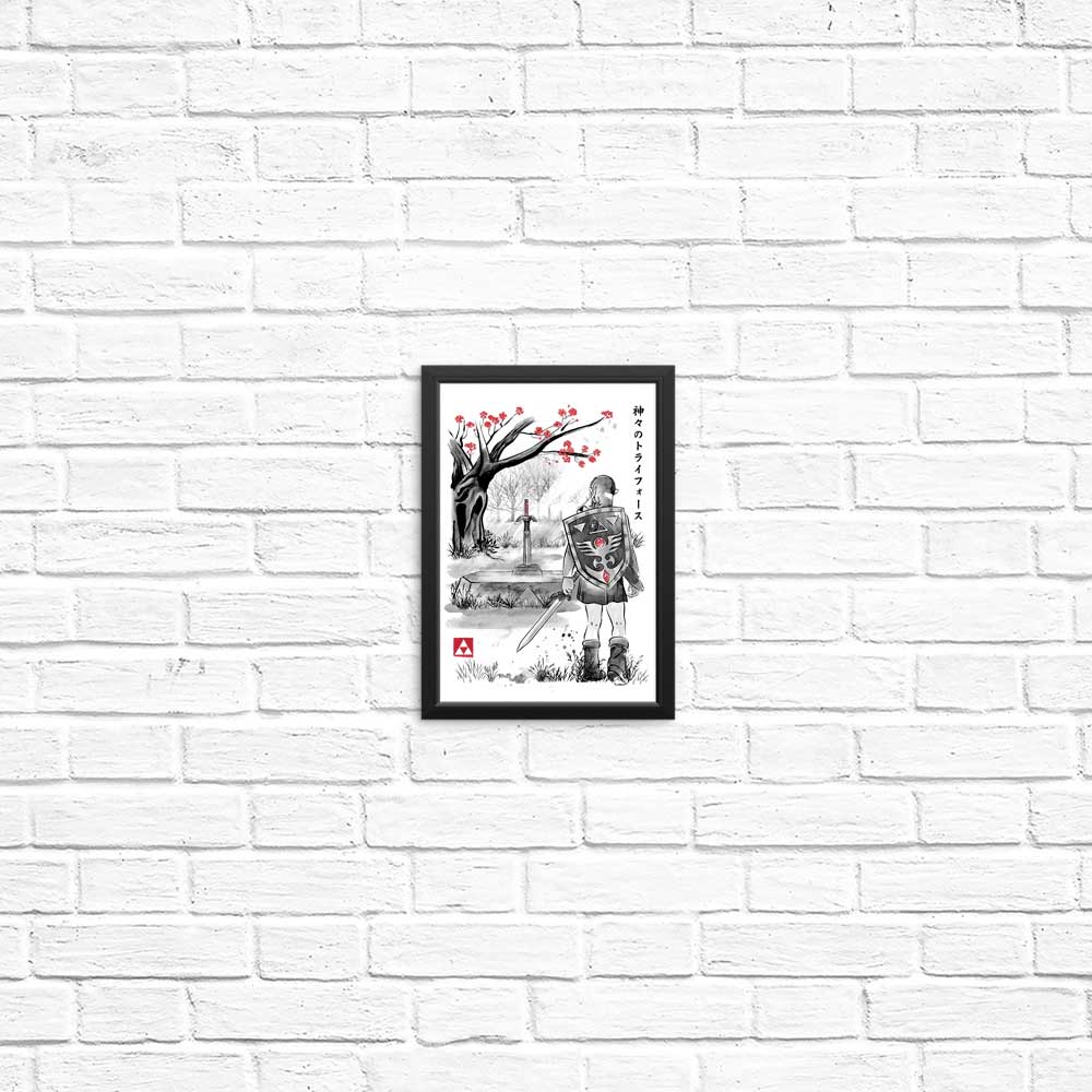 Exquisite Sumi - e Posters & Prints: A Link by Dr. Monekers