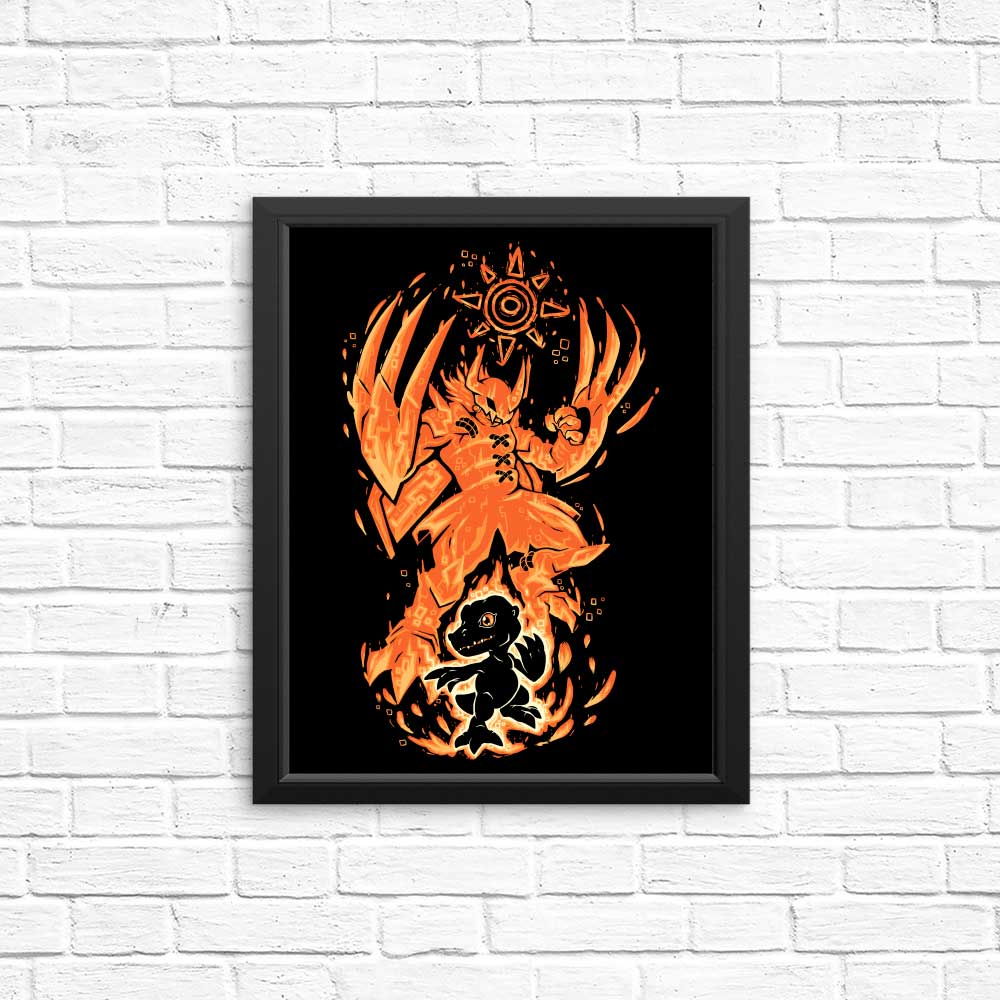 Inspirational Digital Courage Within Wall Posters and Art Prints