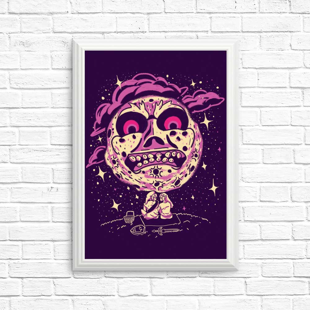 Exquisite Moonlit Picnic Wall Posters and Art Prints