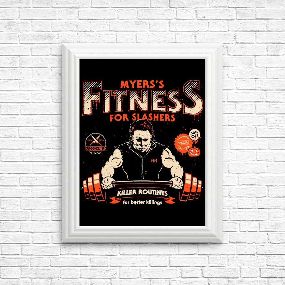 Myers Fitness Workout Posters and Prints for Fitness Enthusiasts