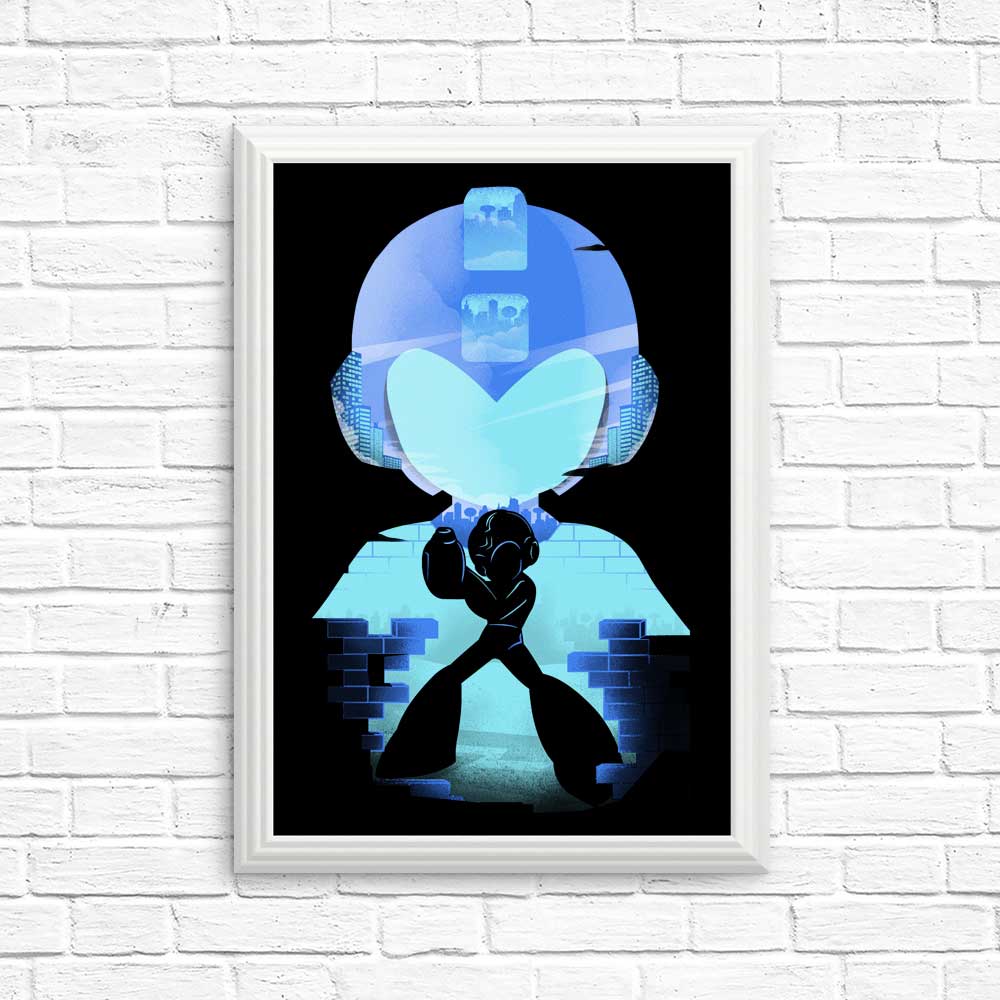 The Blue Bomber High - Quality Posters and Prints from Donnie Illustrations