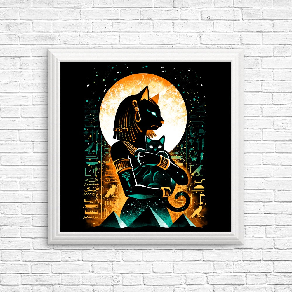 Cat Goddess Themed Wall Posters and Art Prints
