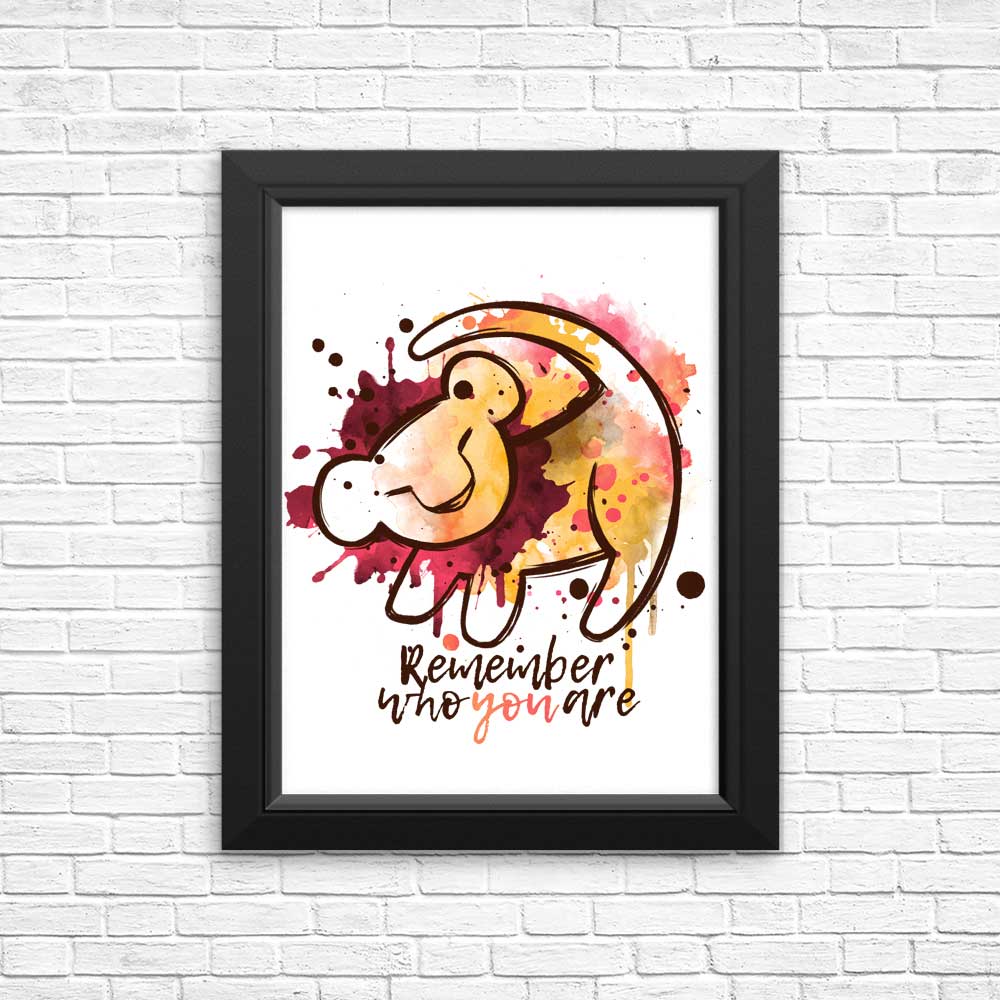 Inspirational 'Remember Who You Are' Wall Posters and Prints