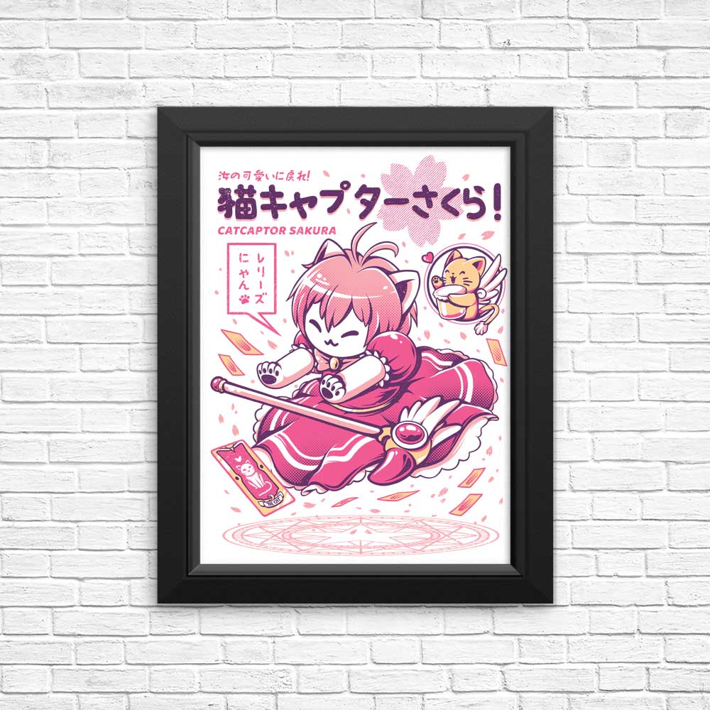 High - Quality Catcaptor Sakura Posters and Prints by Ilustrata