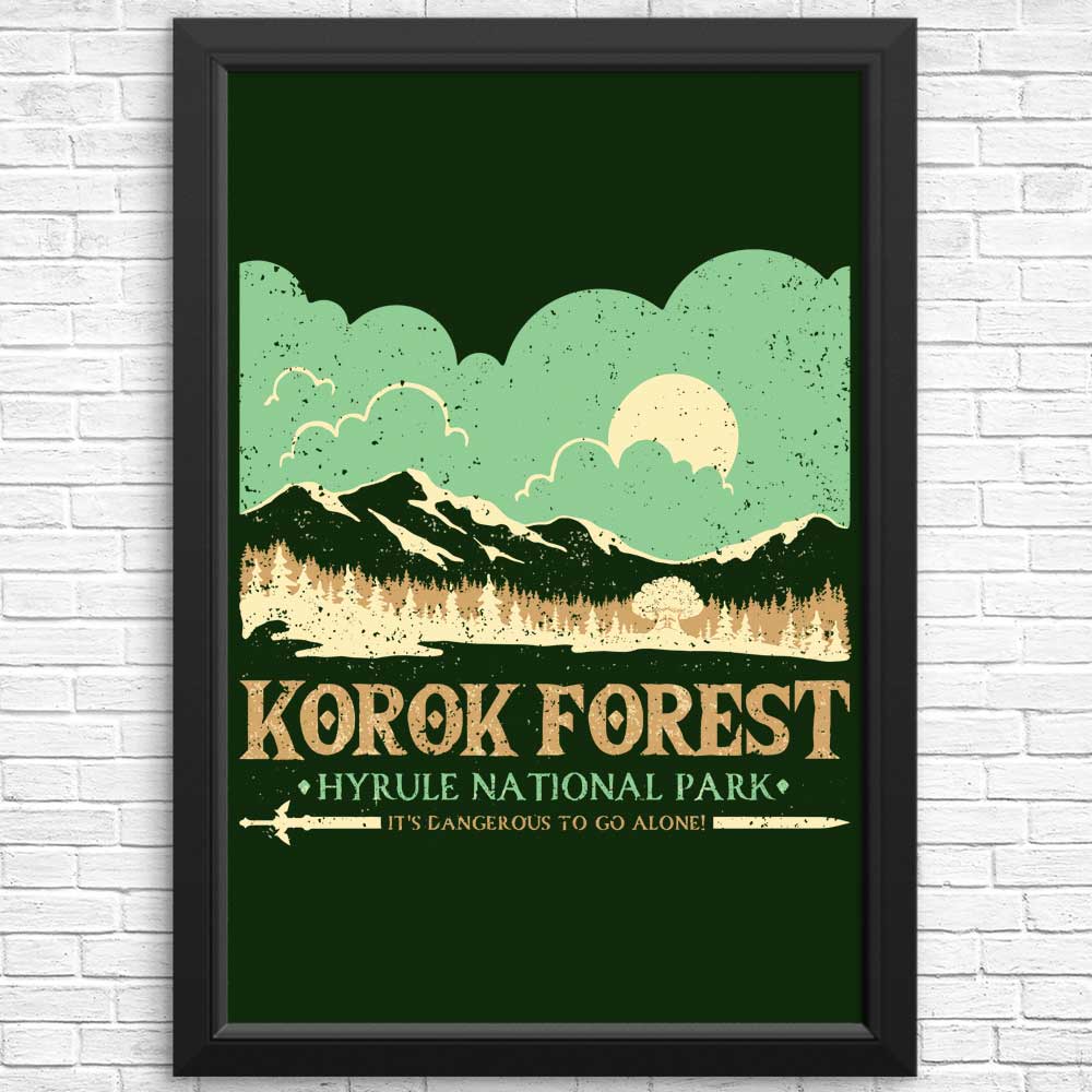 Retro Division's Korok National Park Wall Posters and Art Prints
