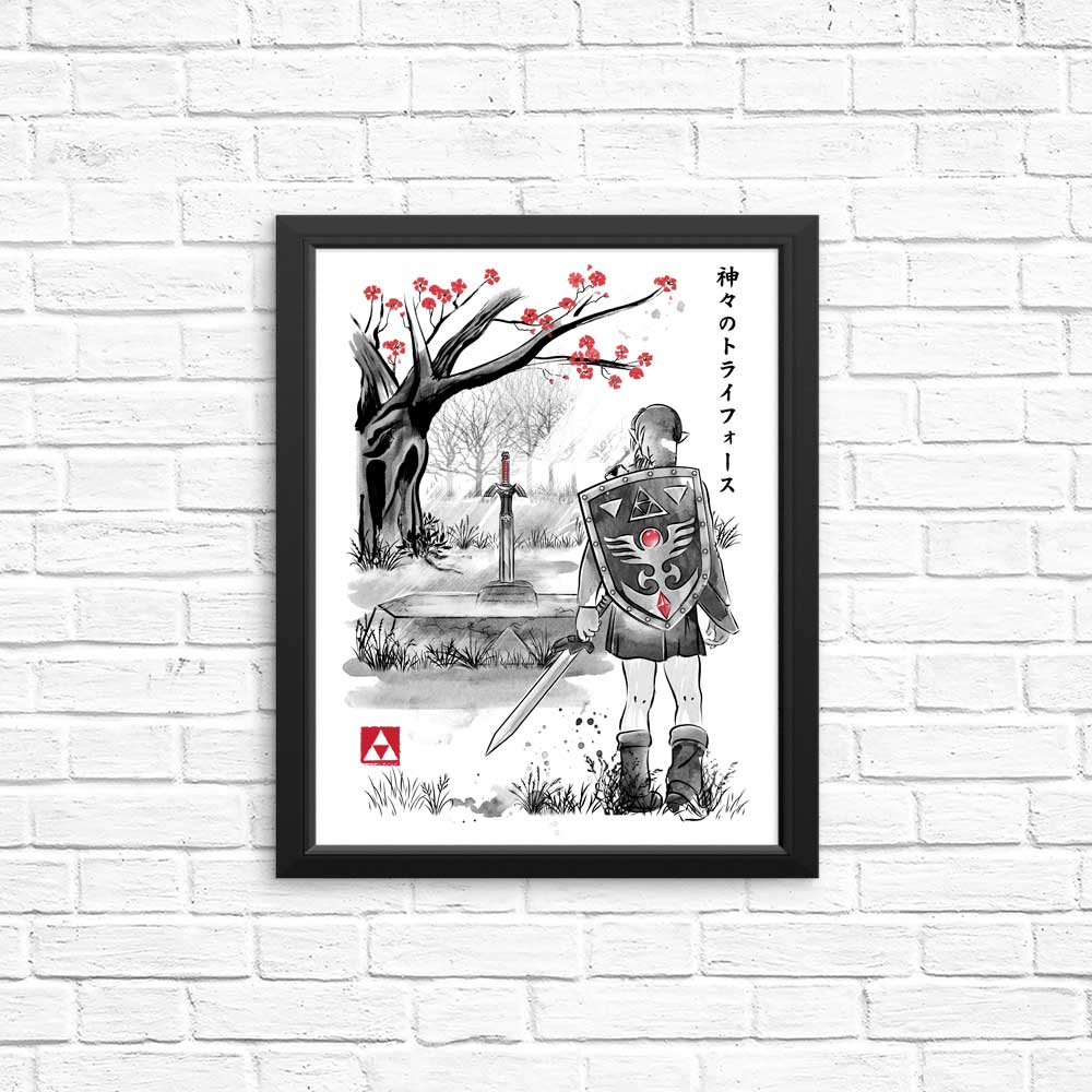 Exquisite Sumi - e Posters & Prints: A Link by Dr. Monekers