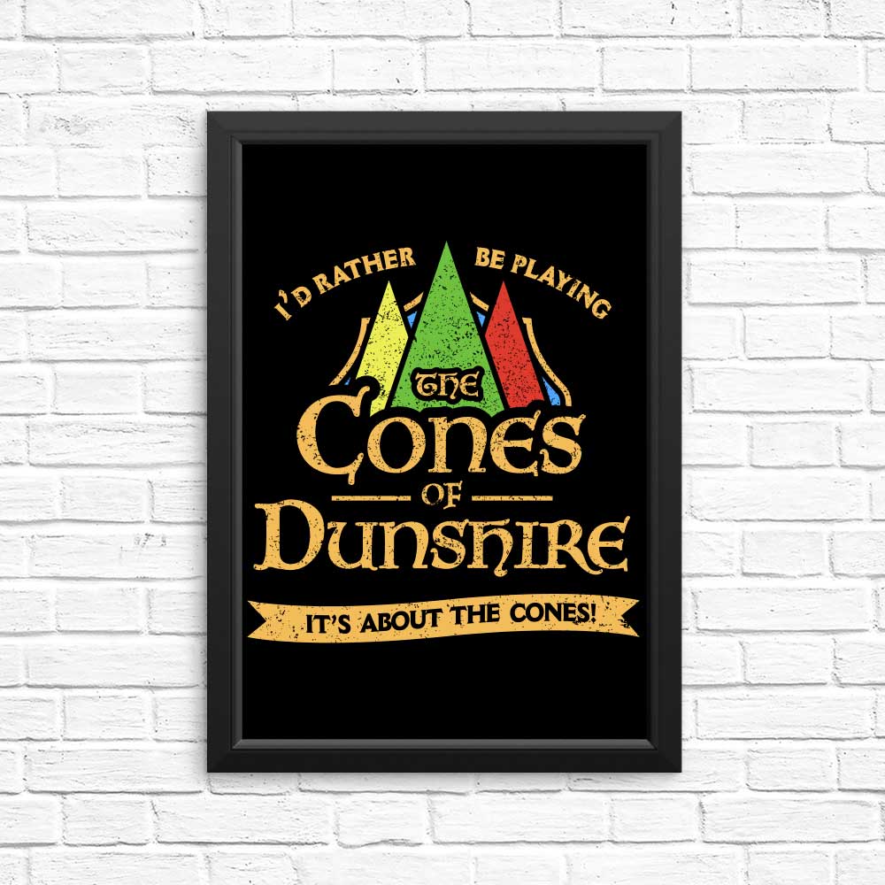 Stunning Cones - High - Quality Posters & Prints by CoD Designs