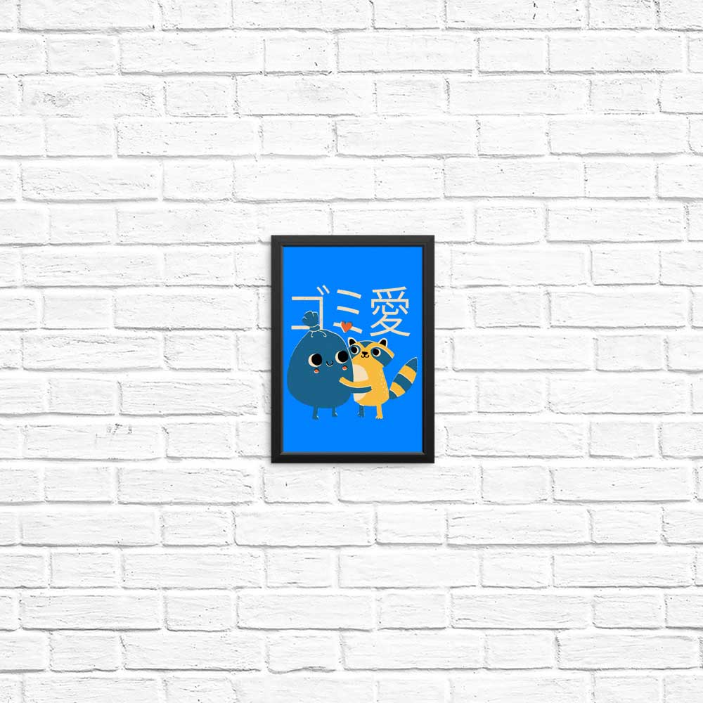 High - Quality 'Trash Love' Posters and Prints by DinoMike