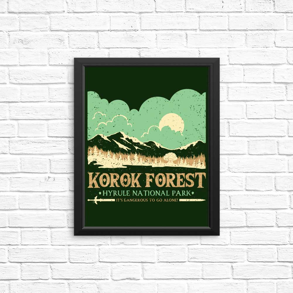 Retro Division's Korok National Park Wall Posters and Art Prints