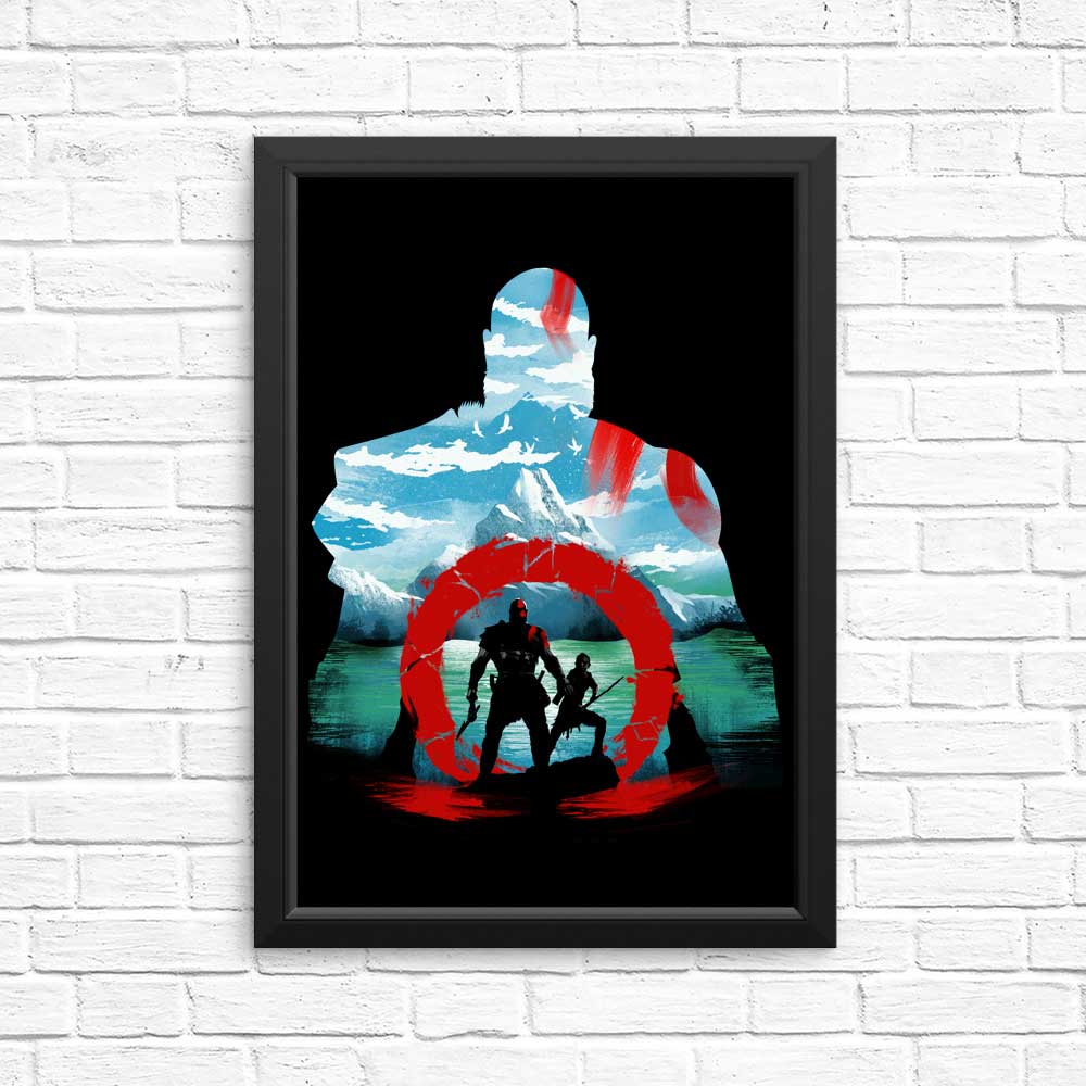 Stunning Silhouette of a God Wall Posters and Art Prints