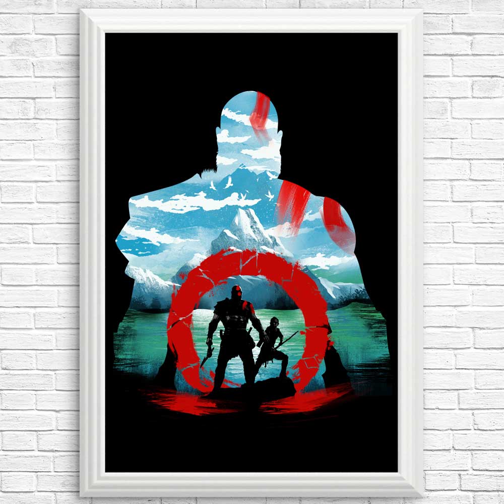 Stunning Silhouette of a God Wall Posters and Art Prints