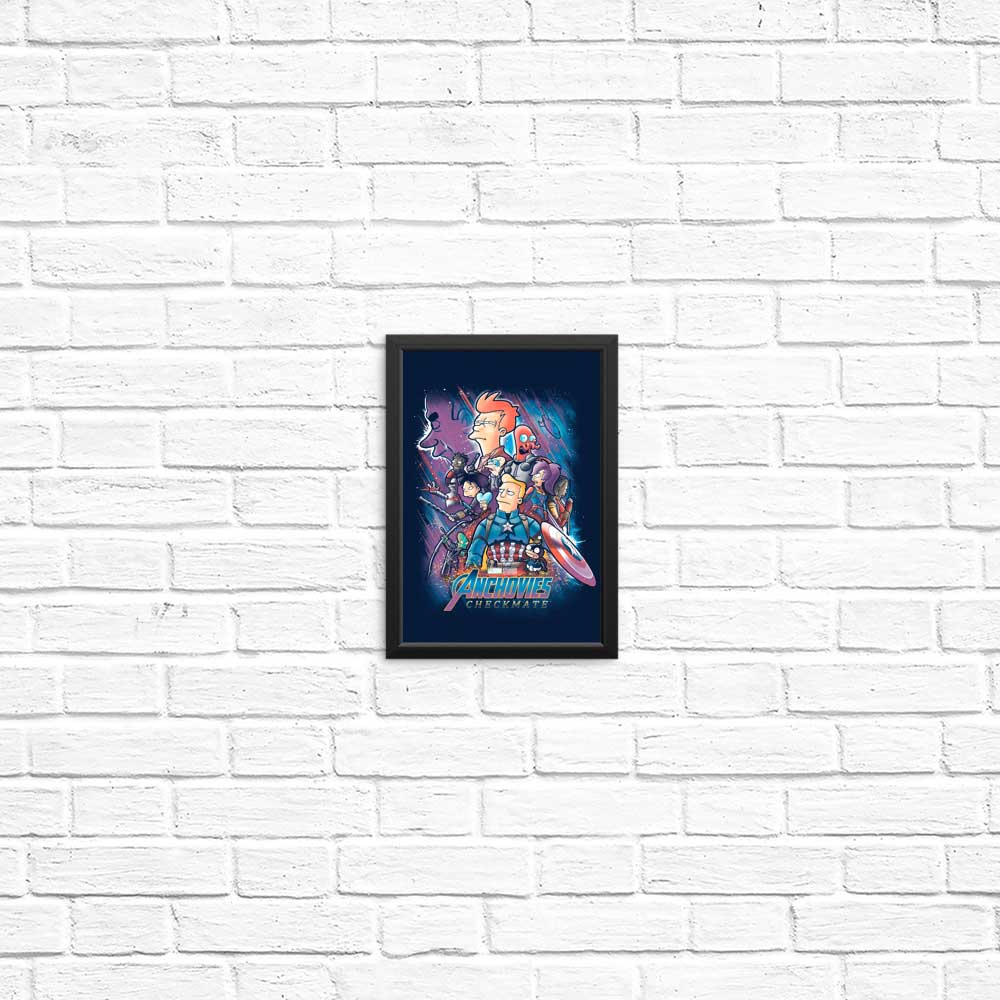 Checkmate Anchovies: High - quality Posters & Prints
