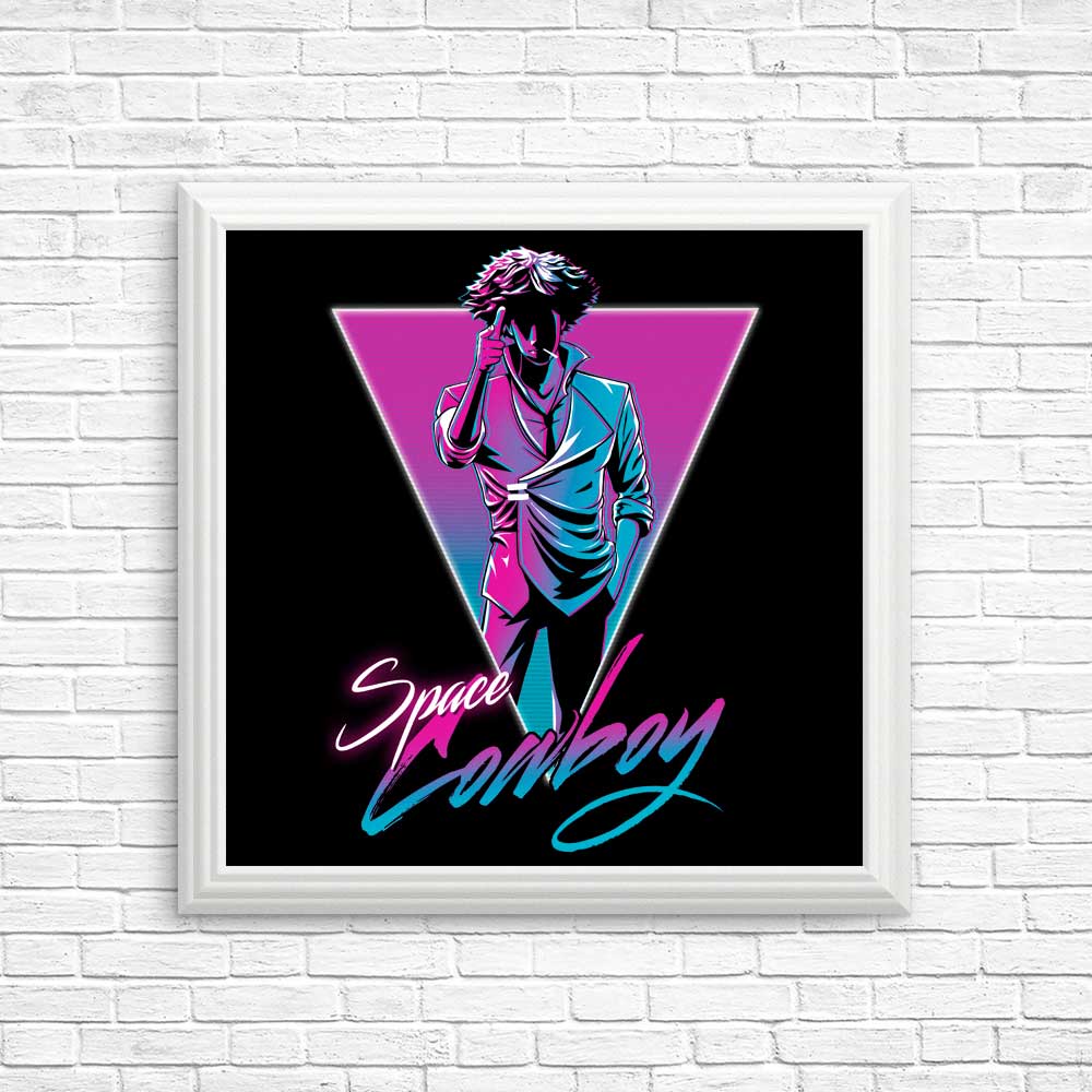 Eye - catching Neon Cowboy Posters and Prints