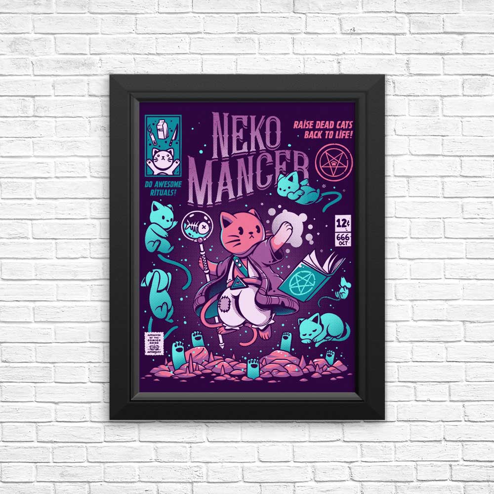 Nekomancer Art Posters and Prints by Ilustrata