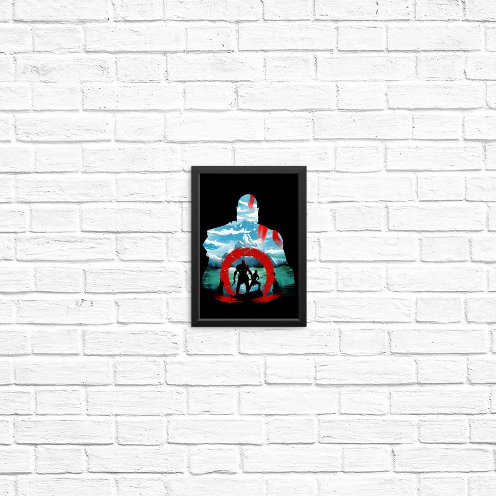 Stunning Silhouette of a God Wall Posters and Art Prints