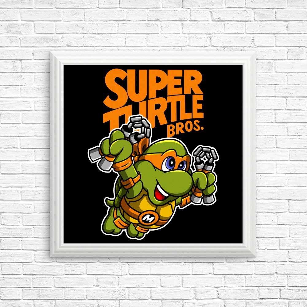 Super Mikey Bros - High - Quality Posters and Prints from Punksthetic