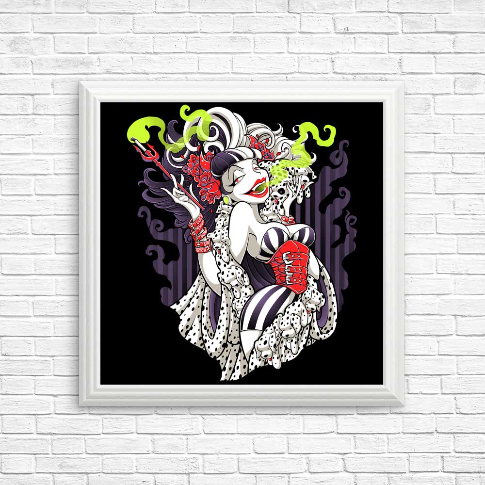 High - Quality Cruella de Mon Posters and Prints by Jehsee
