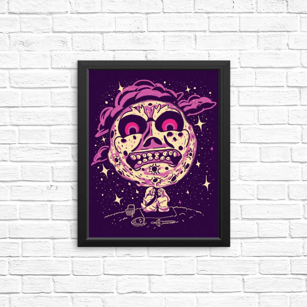 Exquisite Moonlit Picnic Wall Posters and Art Prints