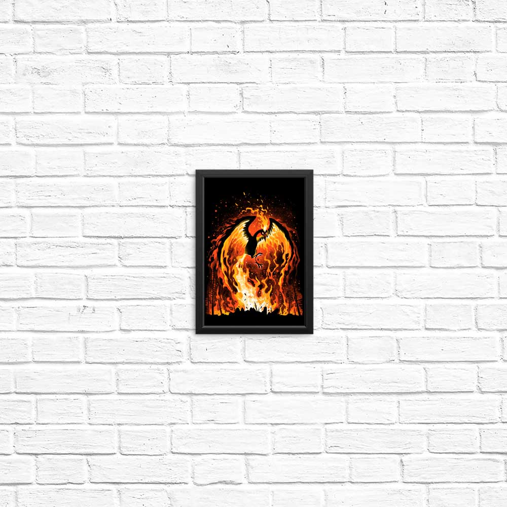 Fire Bird Wall Posters and Art Prints