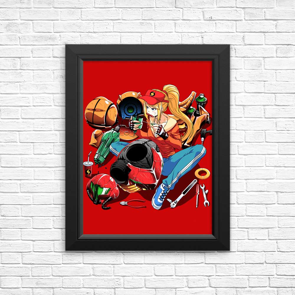 Samus Repairing - Wall Decor Posters and Prints