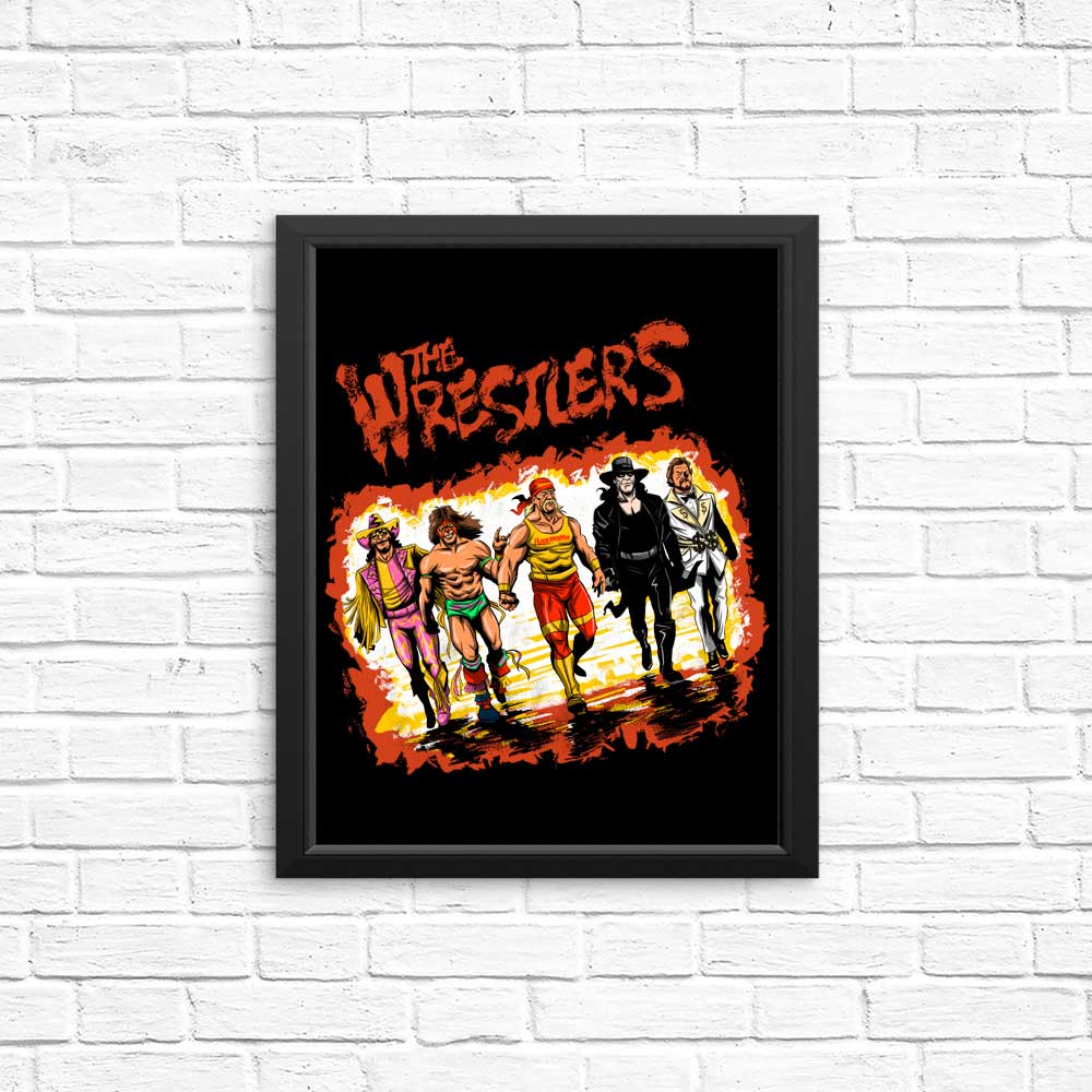 High - Quality Posters & Prints of 'The Wrestlers' by Zascanauta