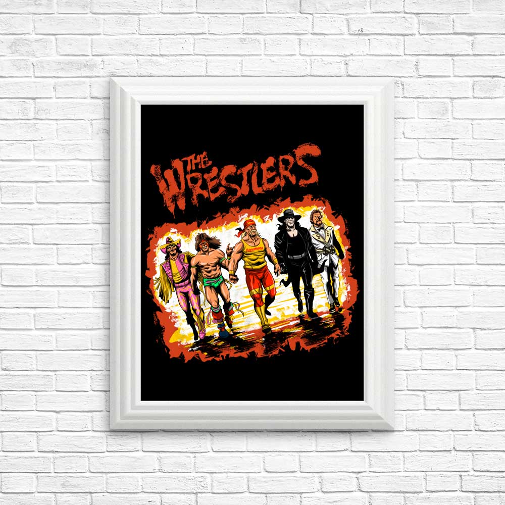 High - Quality Posters & Prints of 'The Wrestlers' by Zascanauta