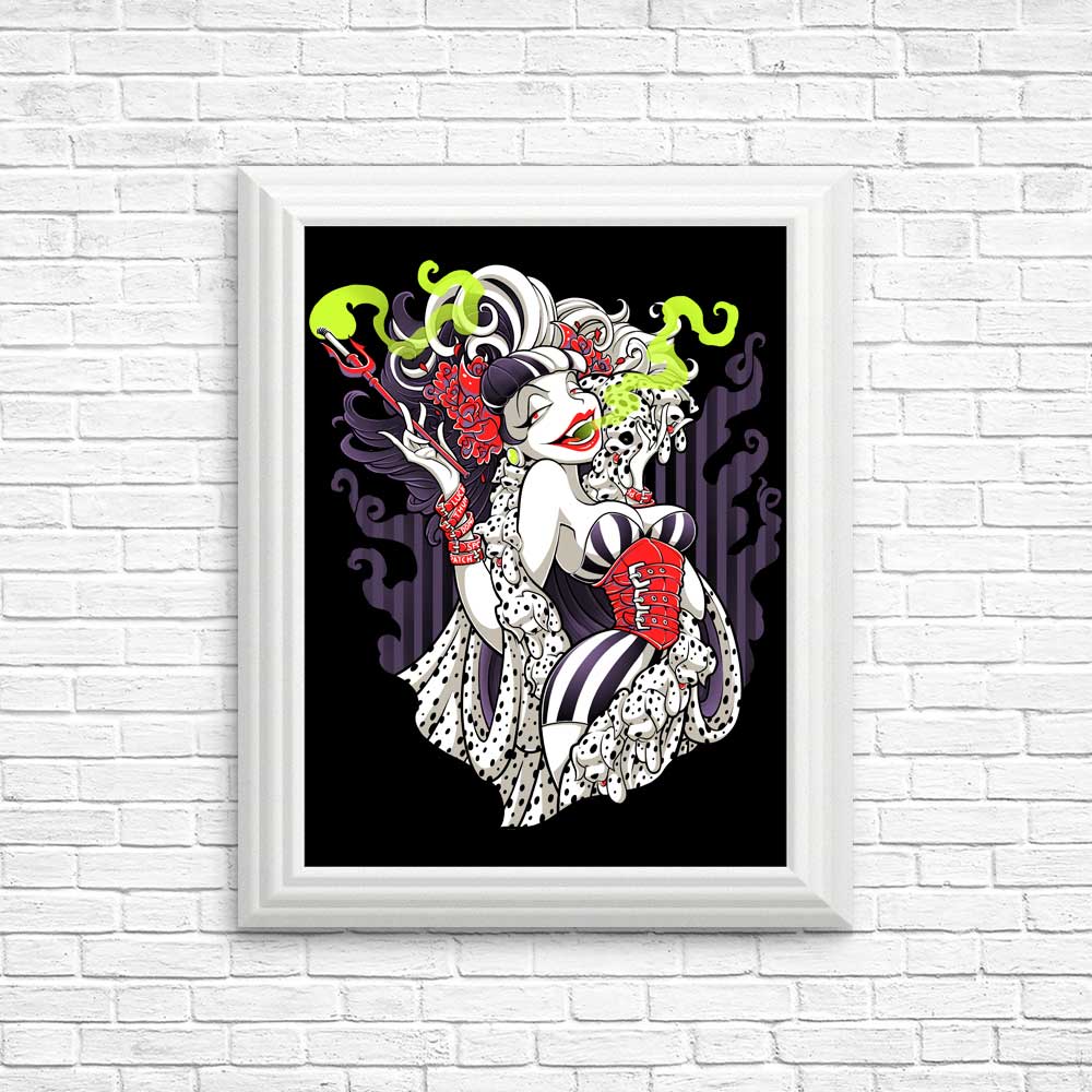 High - Quality Cruella de Mon Posters and Prints by Jehsee