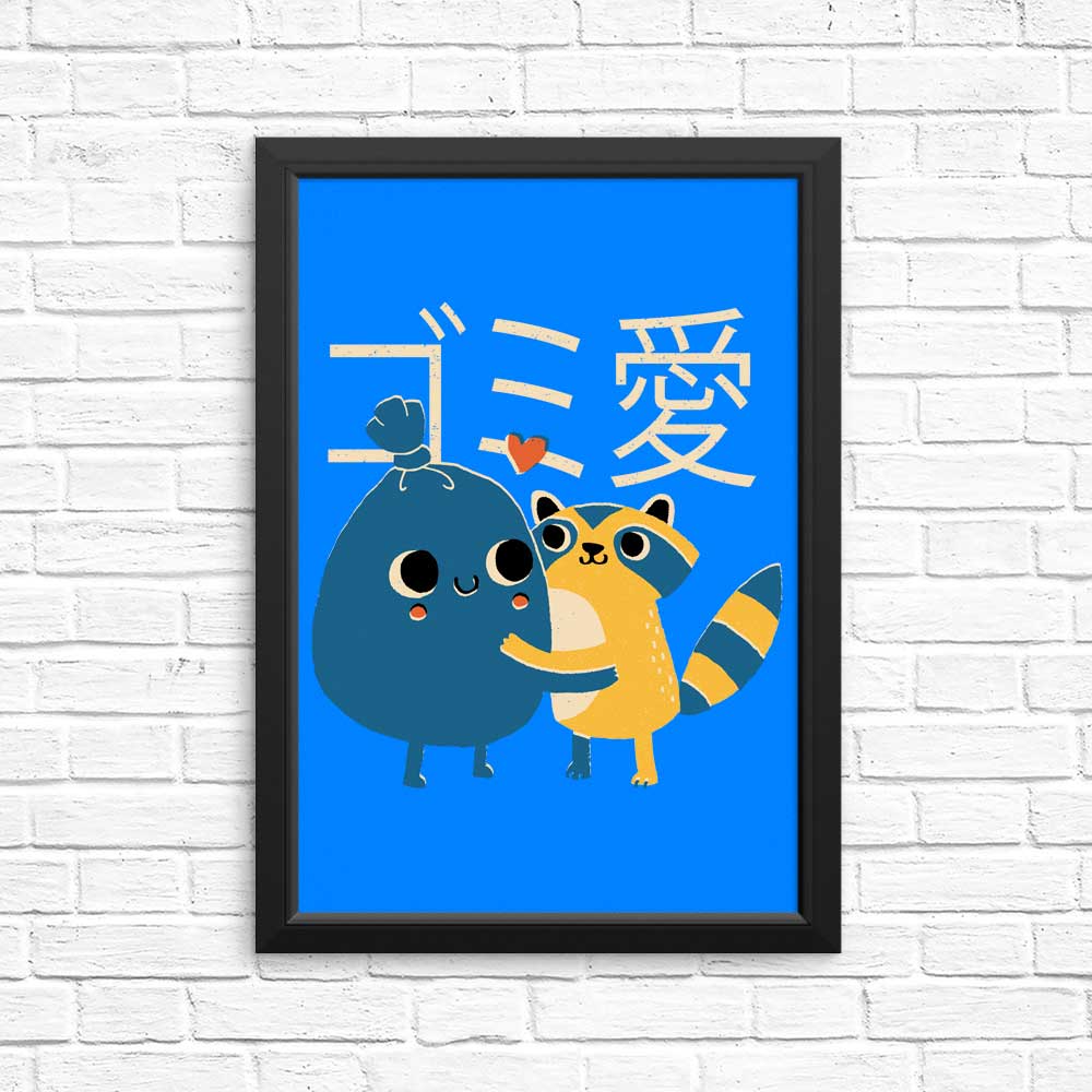 High - Quality 'Trash Love' Posters and Prints by DinoMike