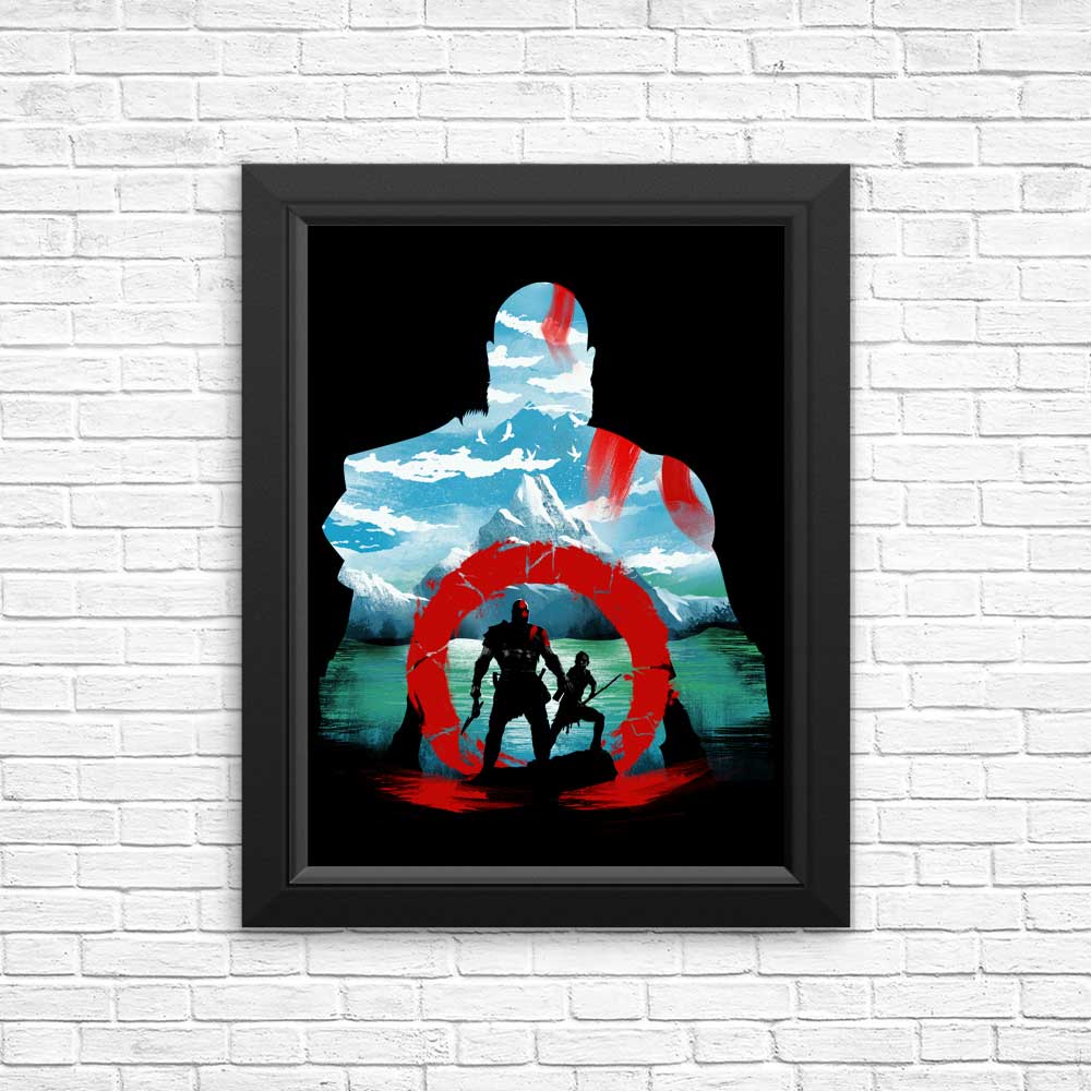 Stunning Silhouette of a God Wall Posters and Art Prints