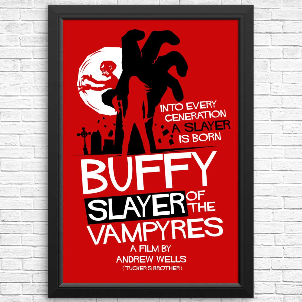 Stunning Posters & Prints of the Vampire Slayer by Tom Trager