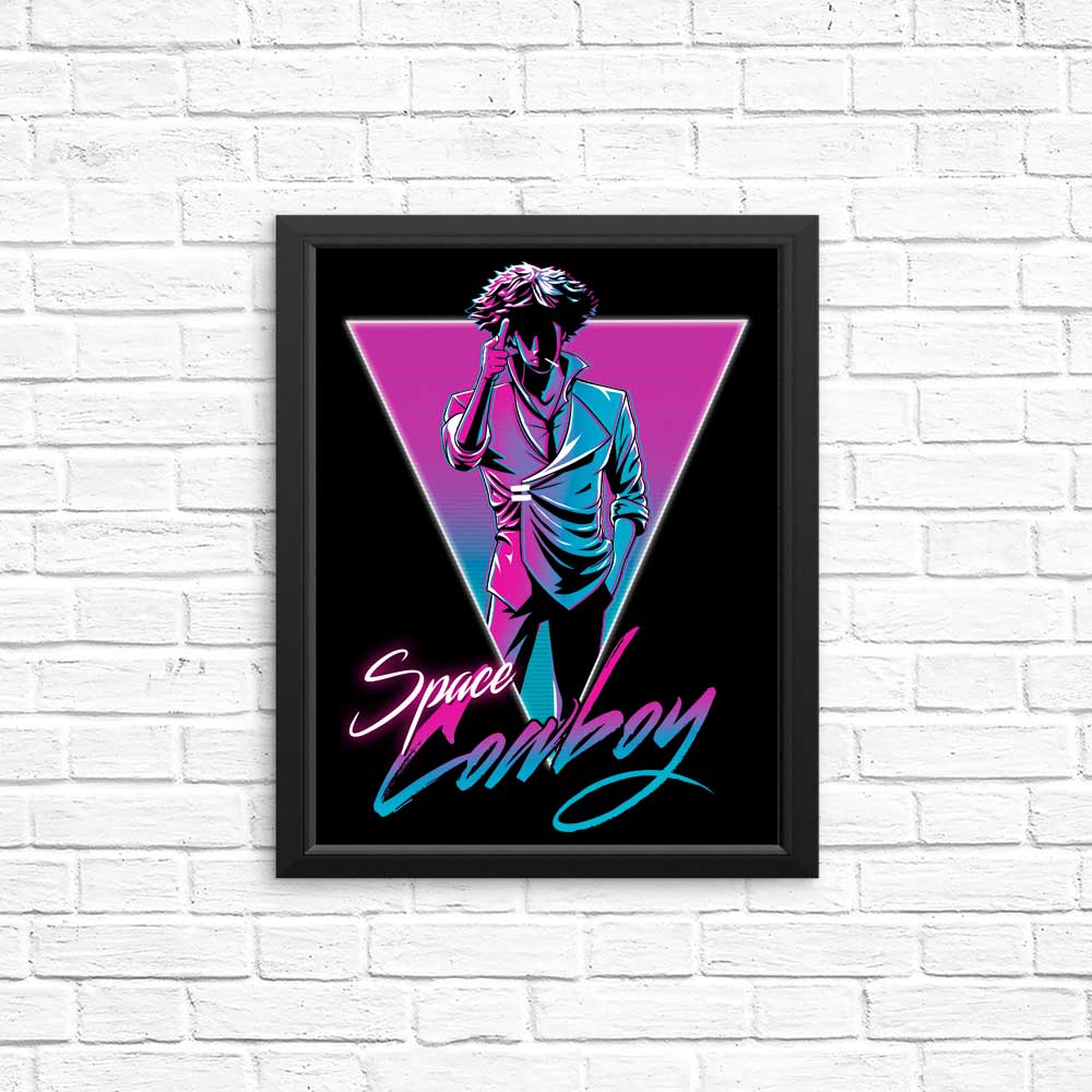 Eye - catching Neon Cowboy Posters and Prints