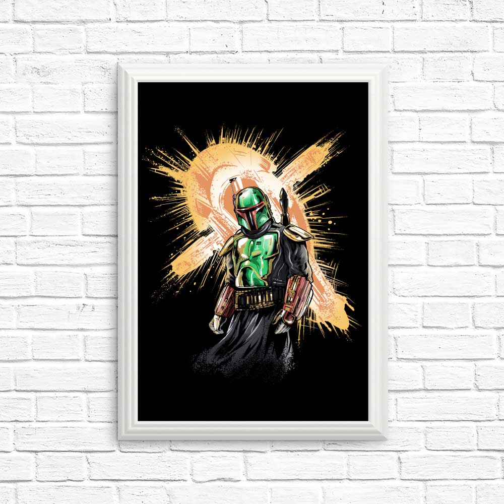 The Bounty Hunter Rises - High - Quality Posters and Prints from Zascanauta
