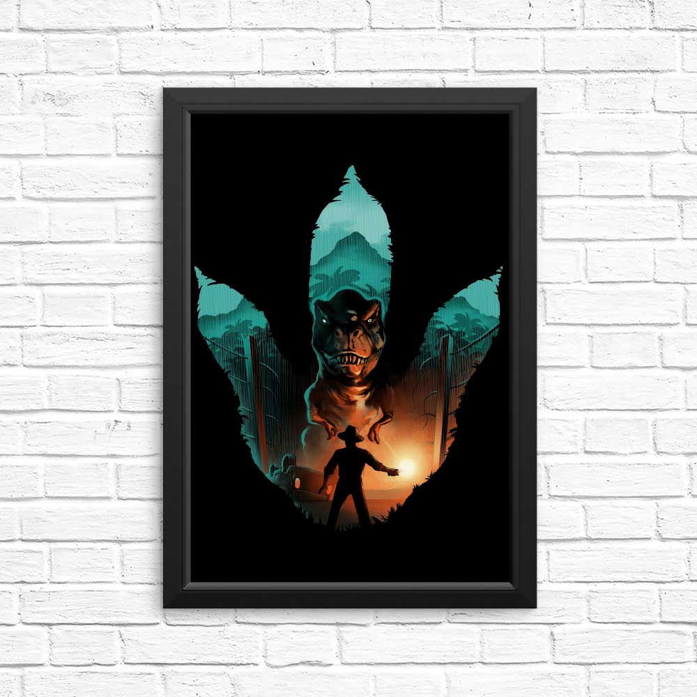 Jurassic Footprint - High - Quality Posters and Prints for Decor