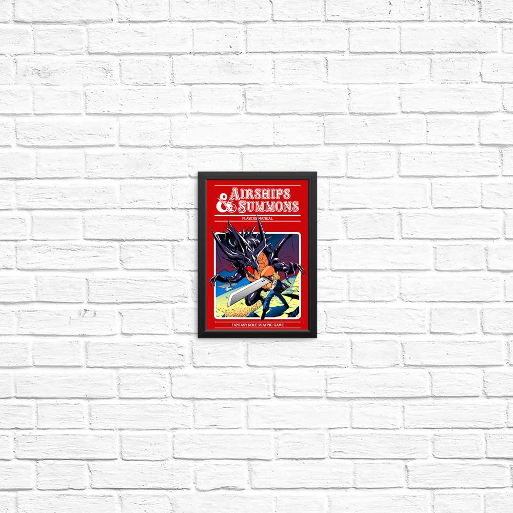 Airship and Summons Art - High - Quality Posters and Prints