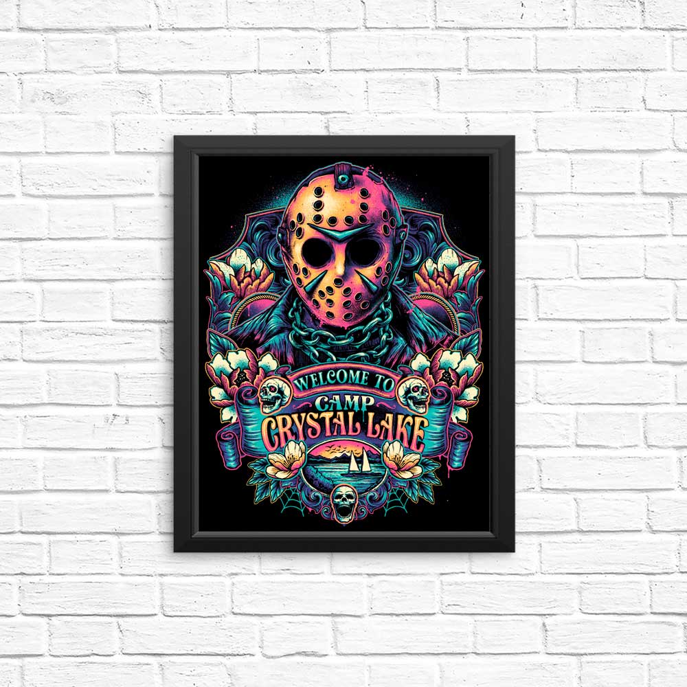 High - Quality 'Welcome to Camp Crystal Lake' Posters & Prints