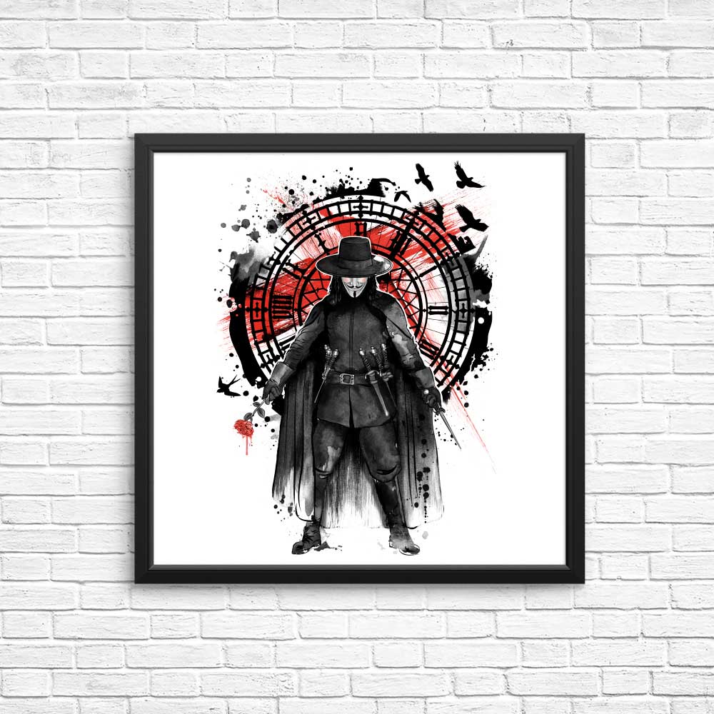 Posters and Prints - 'God Is In The Rain' by Dr. Monekers