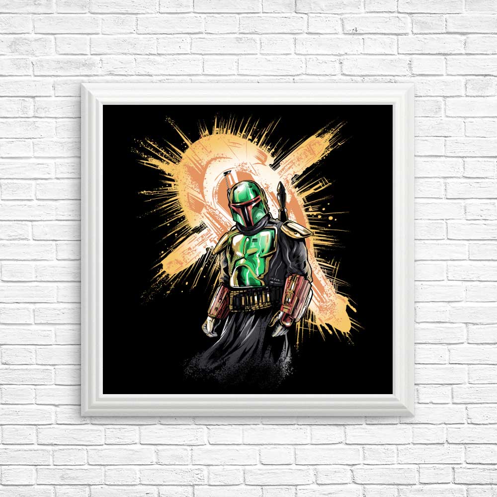 The Bounty Hunter Rises - High - Quality Posters and Prints from Zascanauta