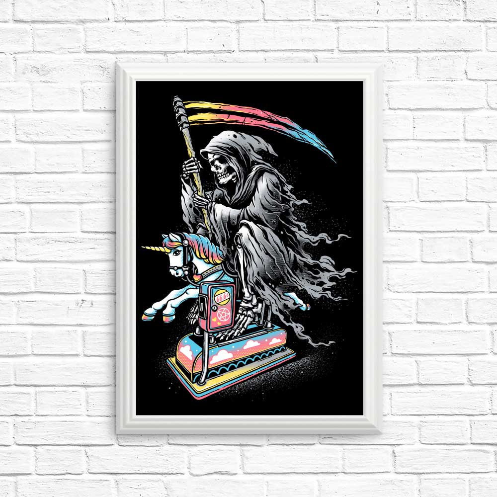 Artistic Posters and Prints for Decor - 'Death Enjoying Life' Series