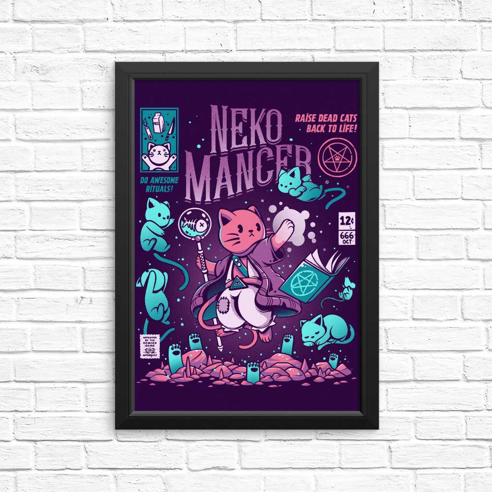 Nekomancer Art Posters and Prints by Ilustrata