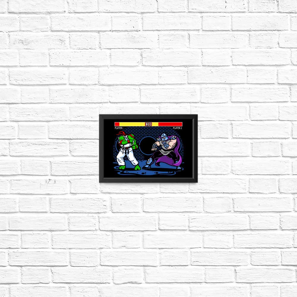 Sewer Fighter - High - Quality Art Posters and Prints by Harebrained