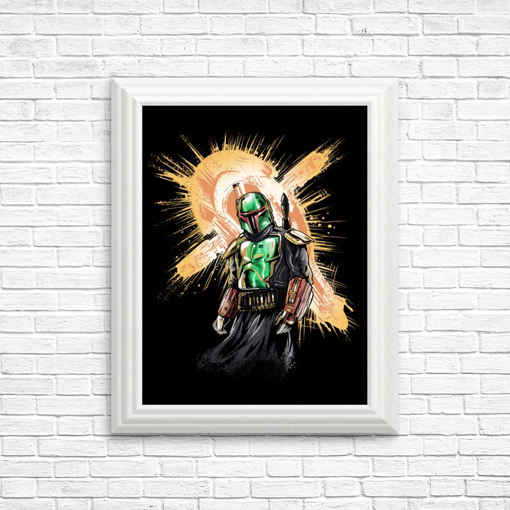 The Bounty Hunter Rises - High - Quality Posters and Prints from Zascanauta