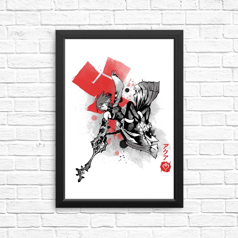 Keyblade Master Sumi - e Artistic Posters and Prints from Soulkr