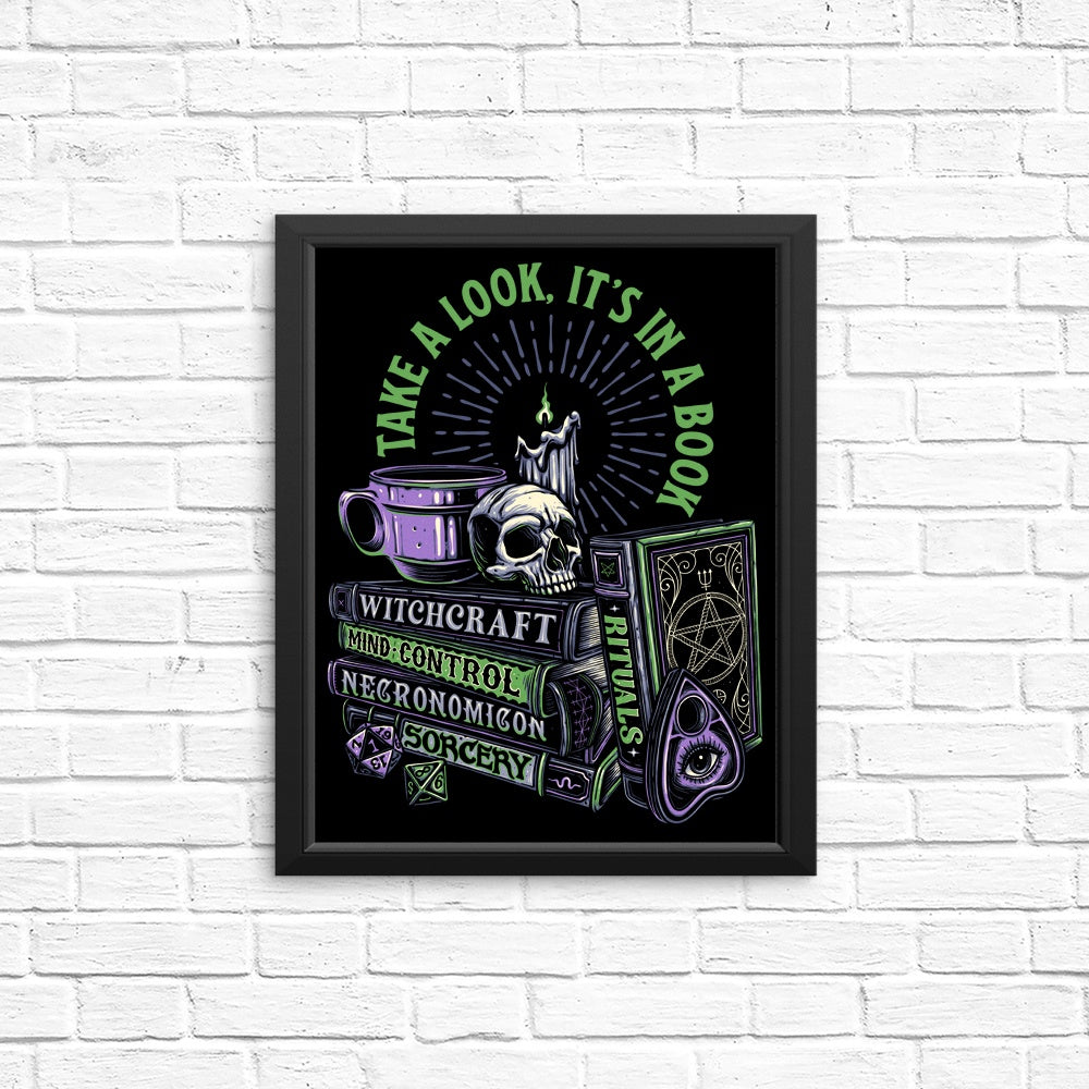 Dark Book-themed Posters and Prints for Home Decor