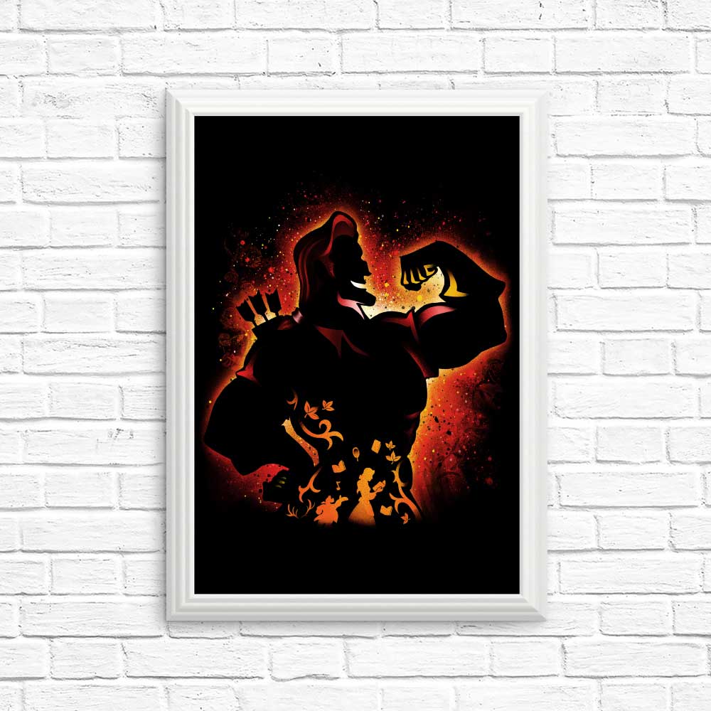 Exclusive 'Egotistical Hunter' Art Posters and Prints by Alemaglia